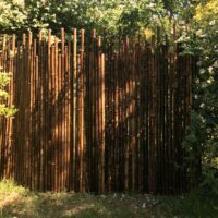 Clôture Bambou Noir gamme Japonaise Irrégulière TITI / 5-JBF250