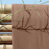 Écharpes en fibres de bambou – Strong coffee