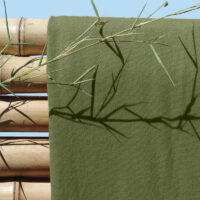 Foulards en fibres de bambou – Wild green