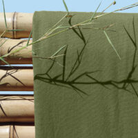Foulards en fibres de bambou – Wild green / W11