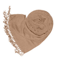 Foulards en fibres de bambou – Camel Smoke