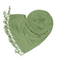 Foulards en fibres de bambou – Tea green