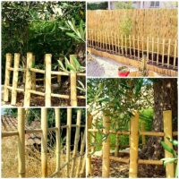 Barrière de Jardin en Bambou – hauteur 80 cm / BAR80