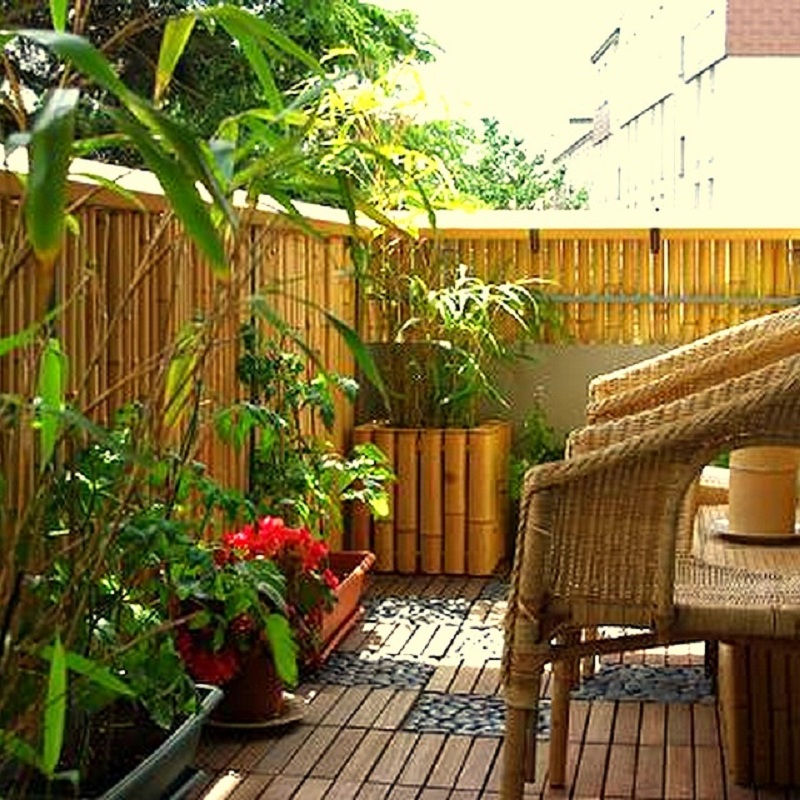 Clôture Bambou Occultante Gamme Régulière Naturel FITA / 5-RF100